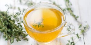 Infusión para tratar la garganta
